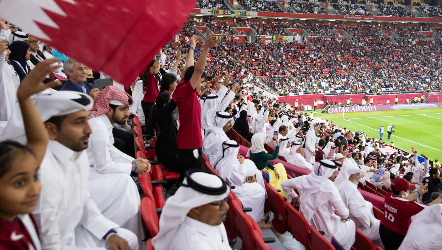World Cup Qatari fans