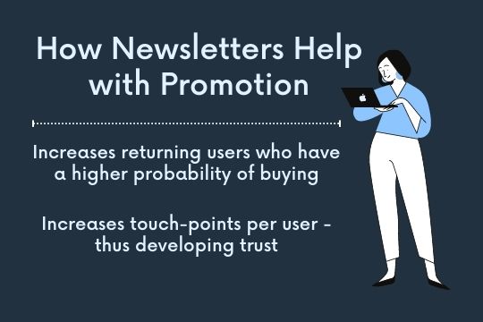 promote affiliate links with newsletters