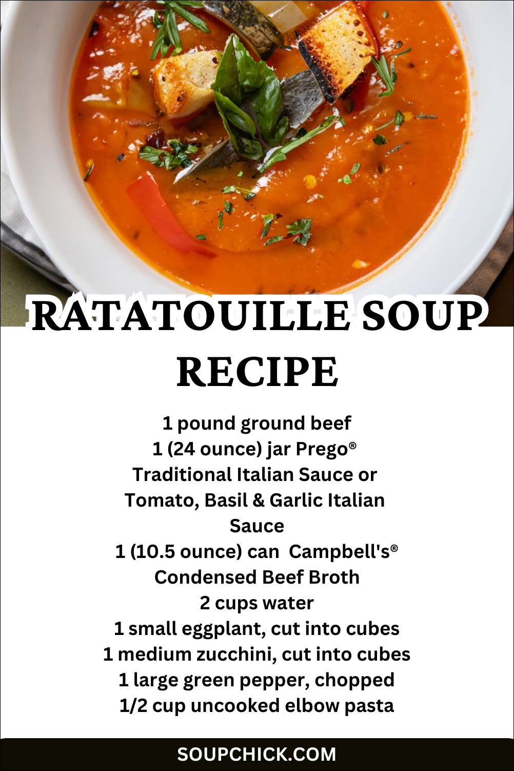  Ratatouille Soup