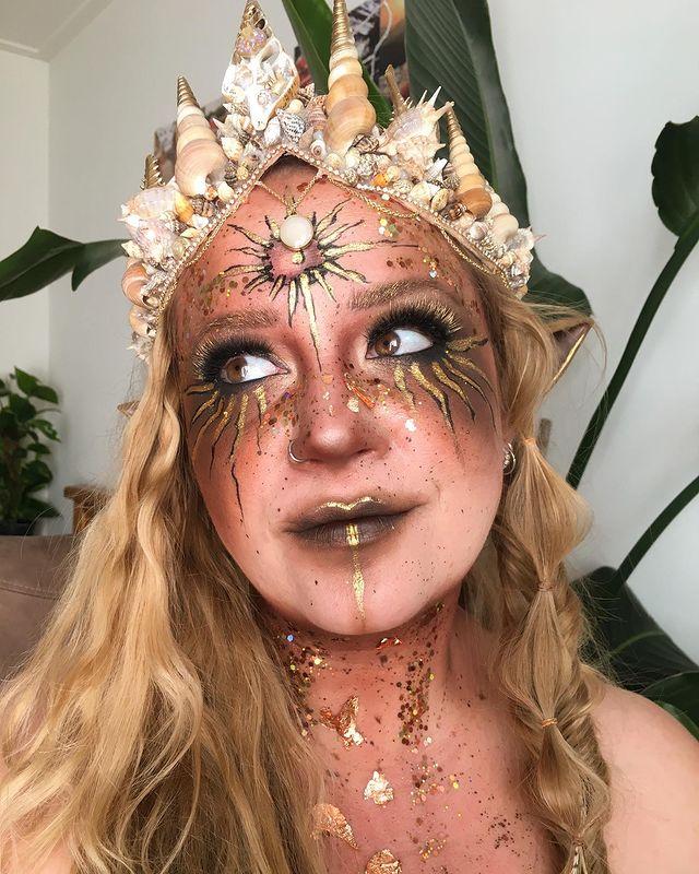 Golden Fairy Makeup