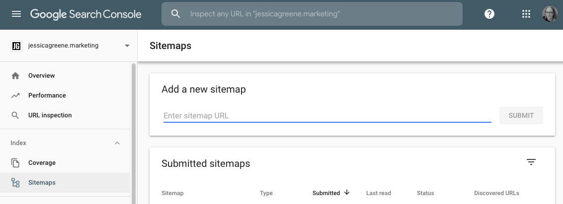 Google search console как добавить sitemap