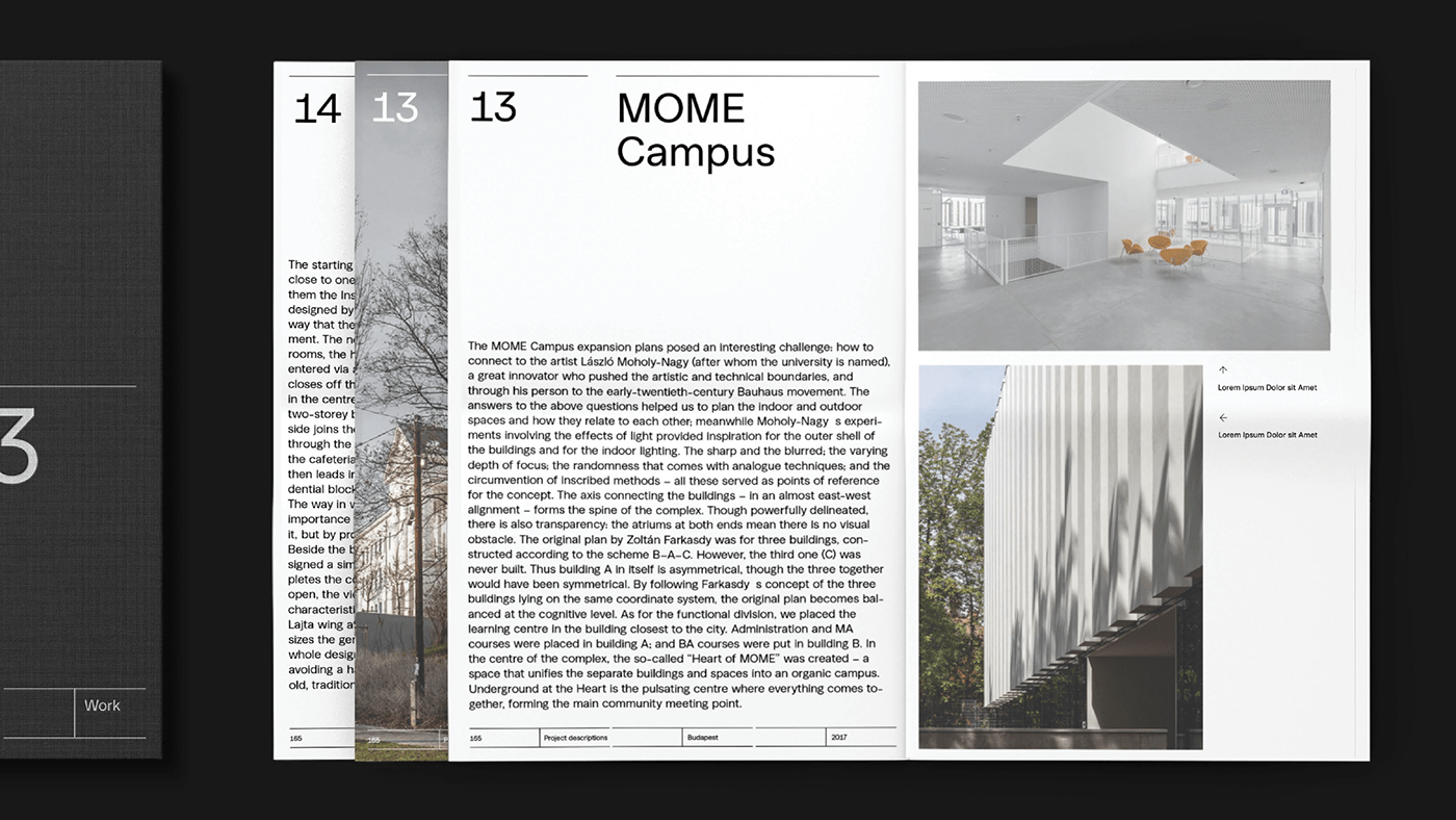 Adobe Portfolio architecture branding architecture studio Architecture Zine Architecture Photography custom typeface grotesk typeface budapest editorial