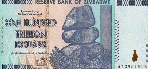 nota zimbabue