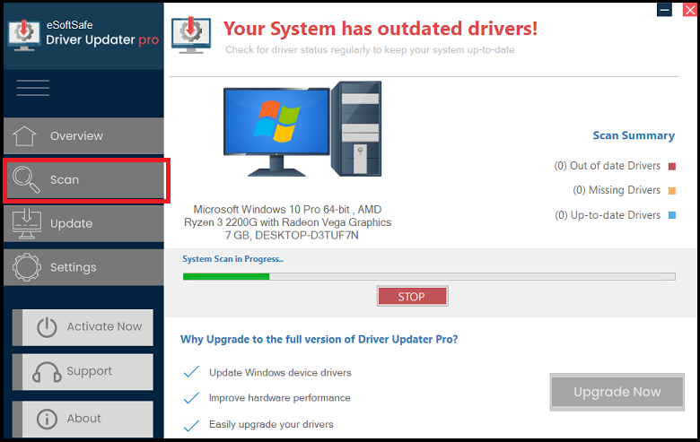 esoftsafe driver updater pro 4