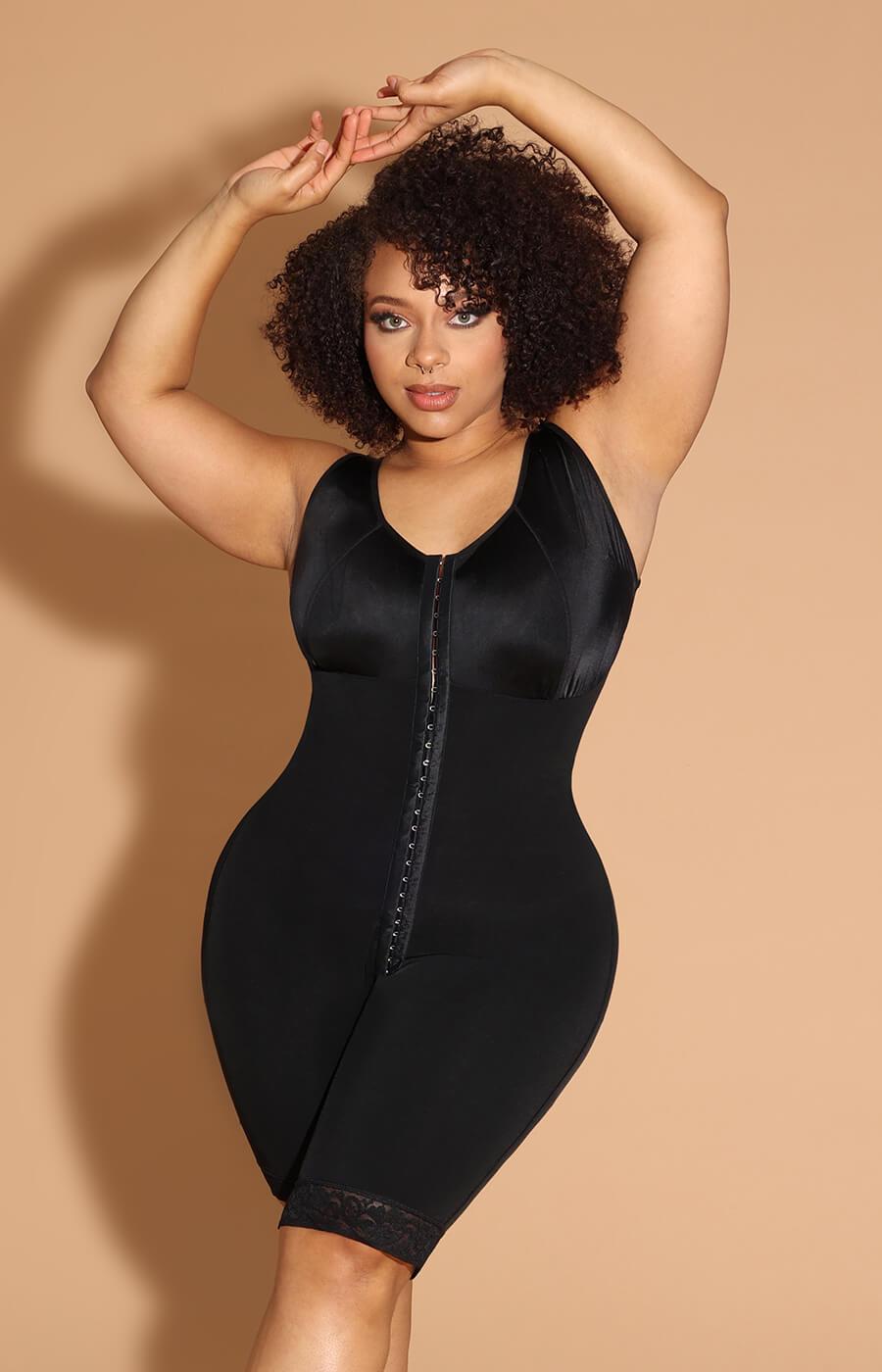 AirSlim® Full Coverage Firm Control Bodysuit with Thigh Slimmer