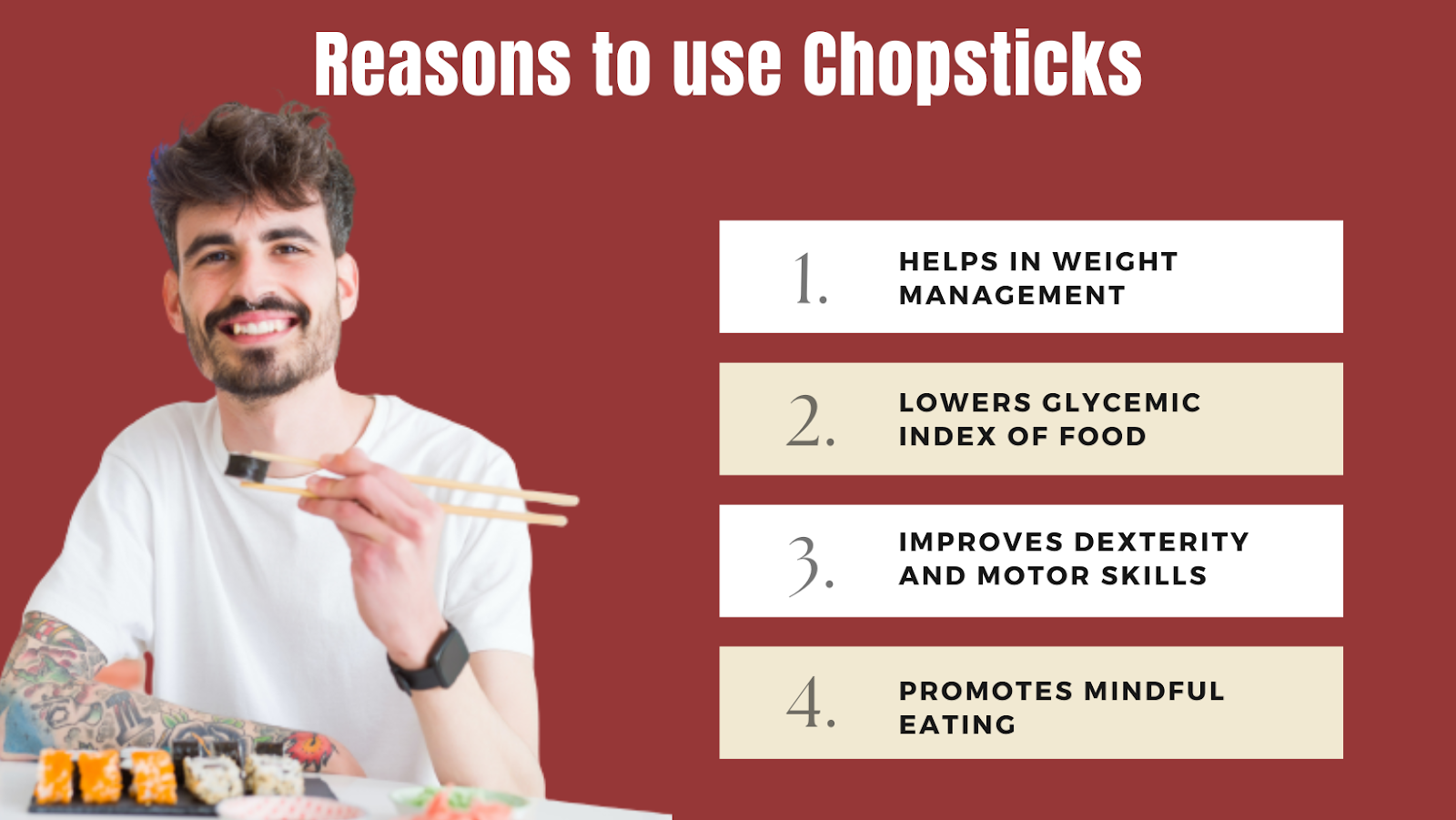 reasons to use chopsticks
