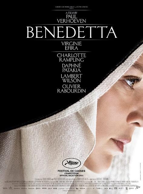 A movie poster. There is a nun, only the right side of her face is visible.