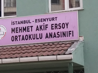 İstanbul Esenyurt Mehmet Akif Ersoy Ortaokulu Anasınıfı