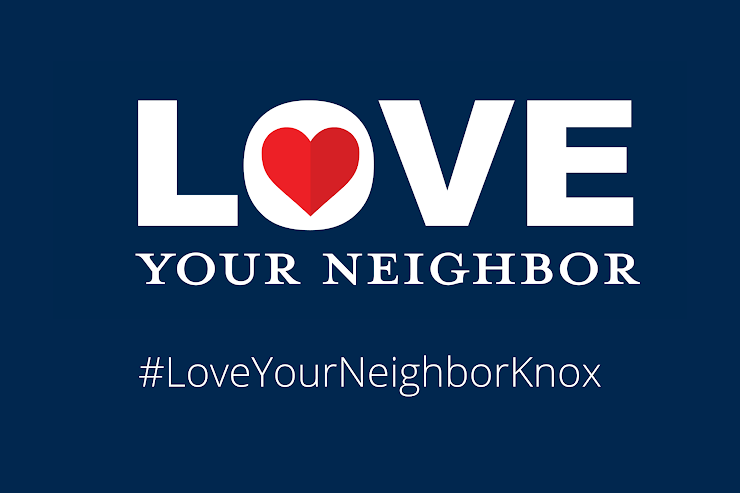 Love Your Neighbor Small Yard Sign Design