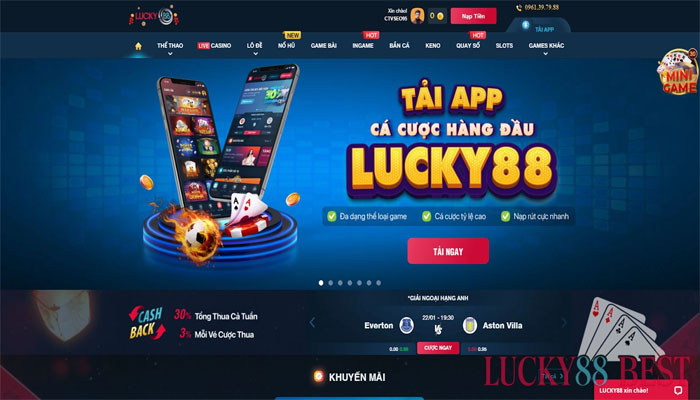 Giới thiệu cổng game Lucky 88