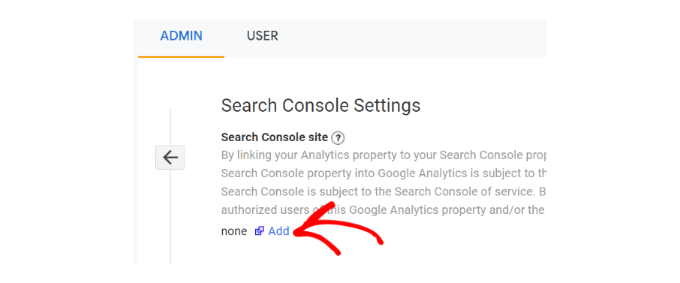 Adicionar console de pesquisa