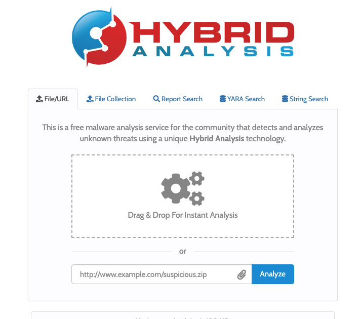 Гибрид анализ. CROWDSTRIKE Hybrid Analysis acquisition.