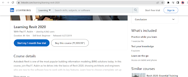 Learning Revit 2020 by LinkedIn Learning
