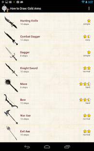 Download How to Draw: Cold Steel Arms apk