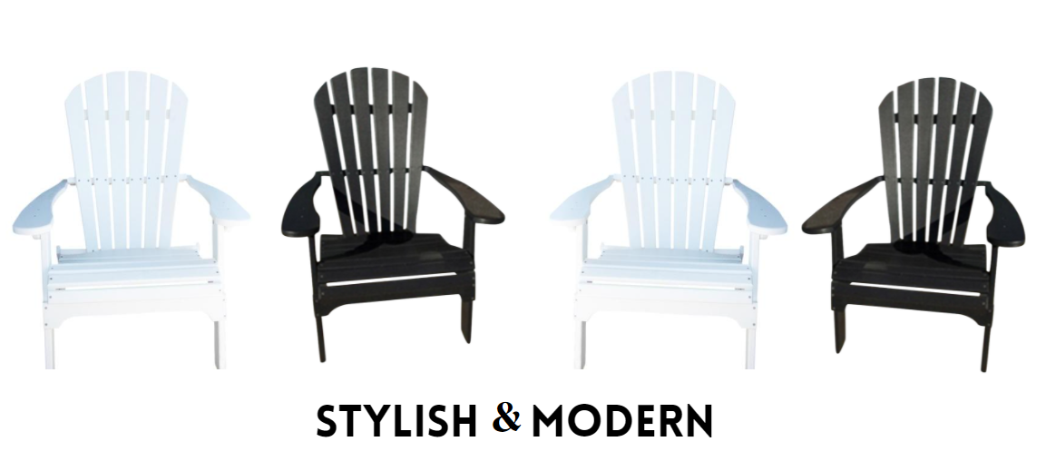 black and white poly resin folding adirondack chair color ideas