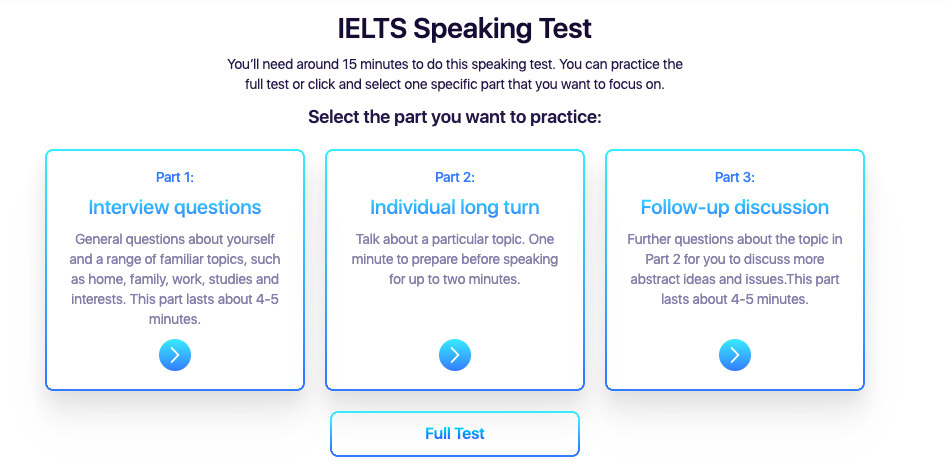 Practice speaking for IELTS with Speech Analyzer