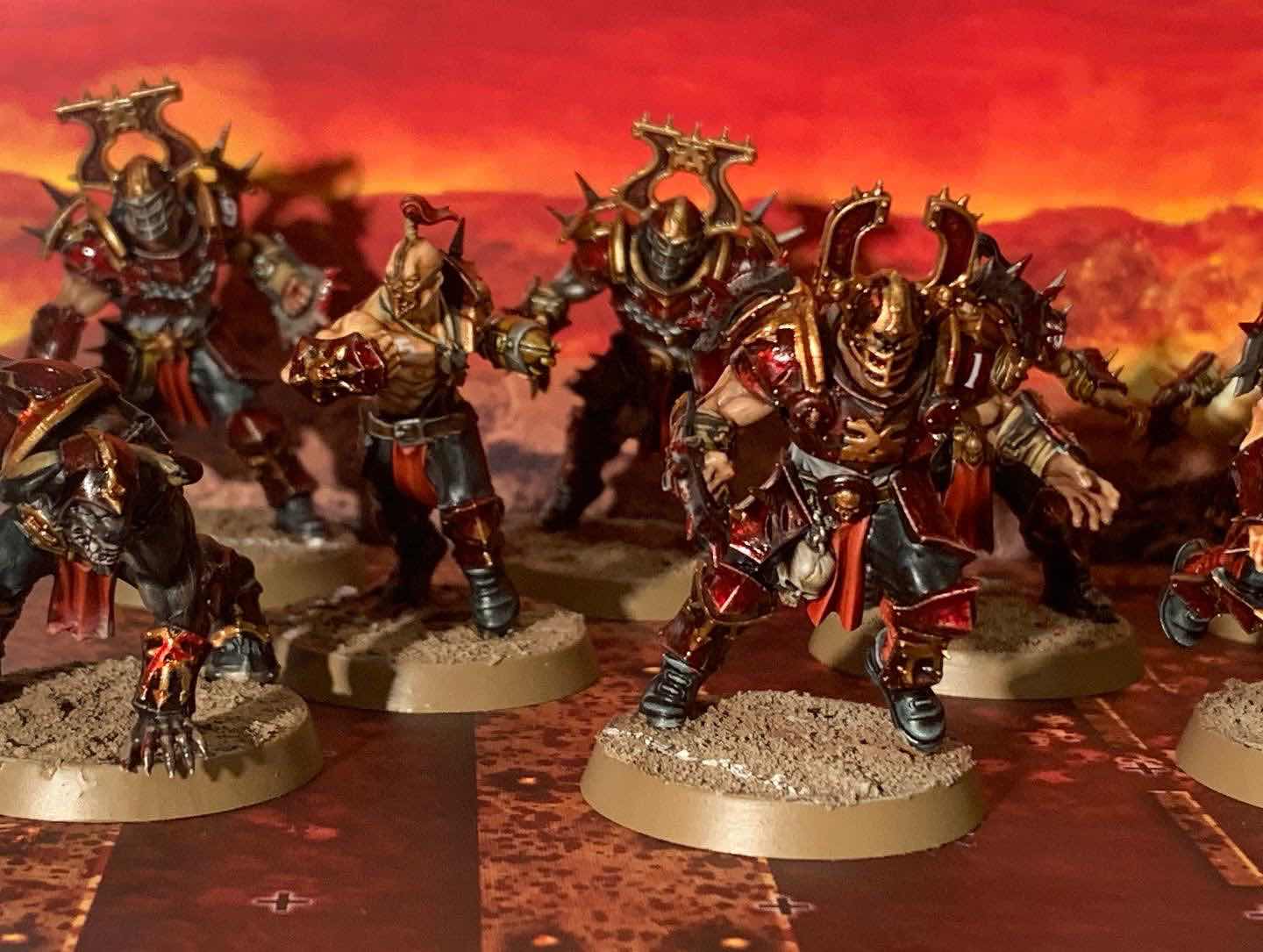 How to Paint with Blood for the Blood God 