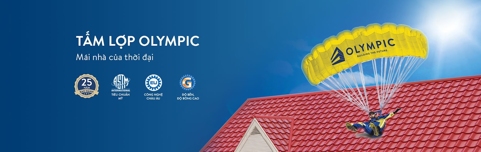 Tấm lợp Olympic - mái nhà của mọi thời đại