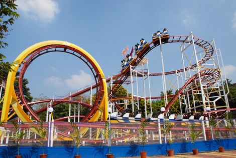 Roller Coaster in Essel World Mumbai