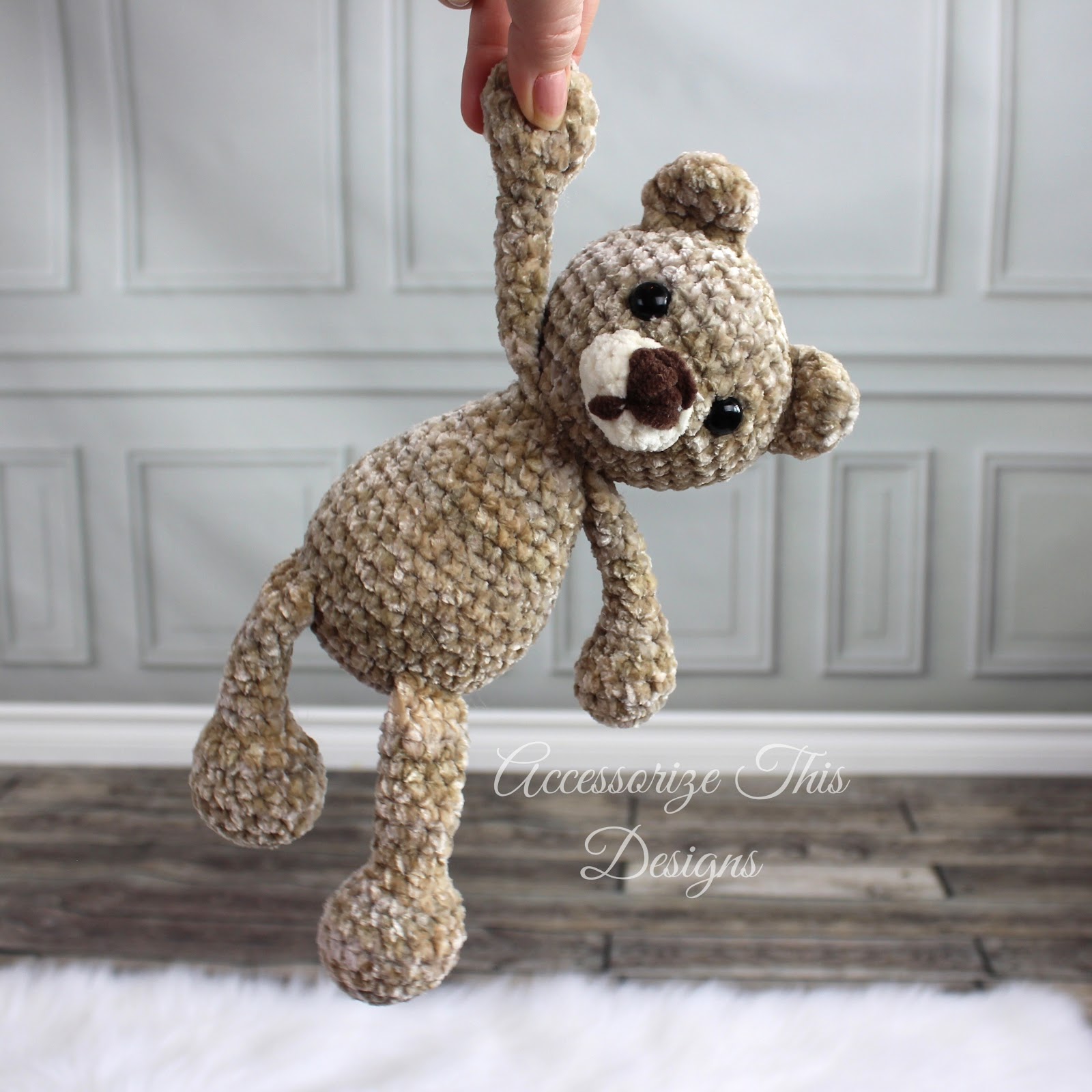 Teddy Bear Crochet Pattern | Free Flip Flop - Darling Maple Designs