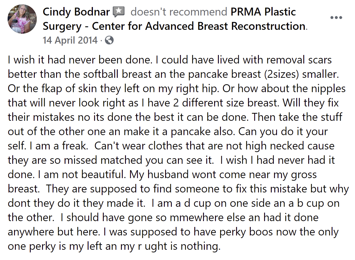 PRMA Plastic Surgery review