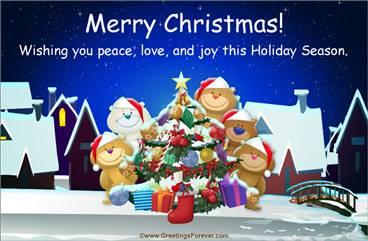 Tarjetas de Navidad en inglés, postales navideñas en idioma inglés,  Christmas ecards, lengua inglesa - Tu Parada