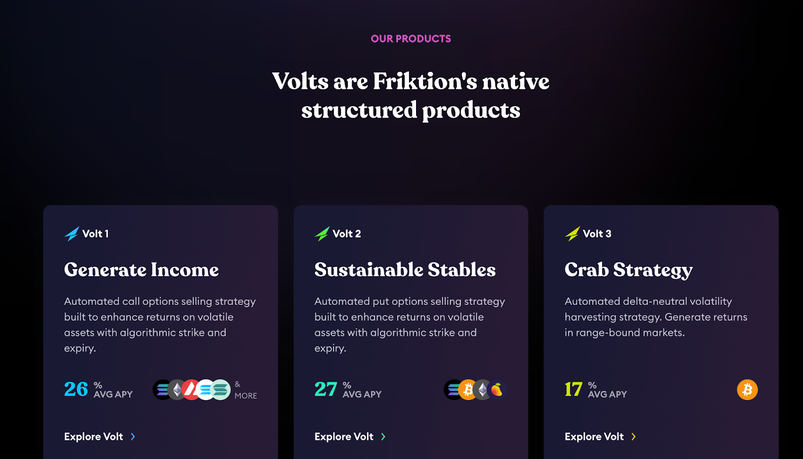 Friktion website