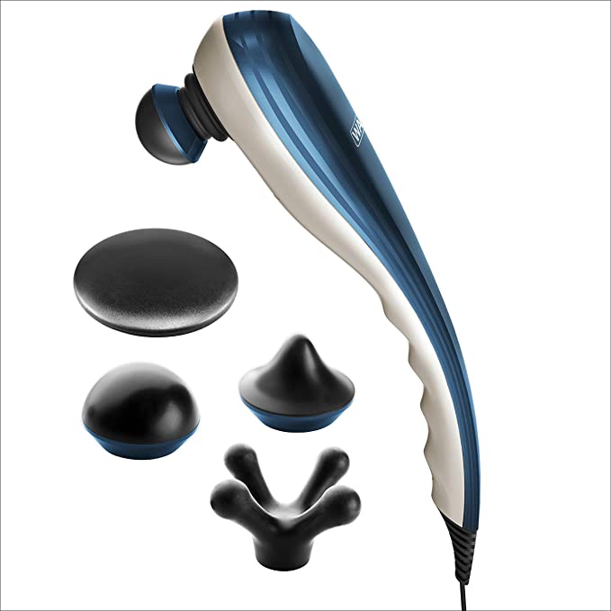 Wahl Deep Tissue Percussion Massager - Handheld Therapy with Variable Intensity to Relieve Pain in the Back, Neck, Shoulders, Muscles, & Legs for Arthritis, Sports, Plantar Fasciitis, & Tendinitis