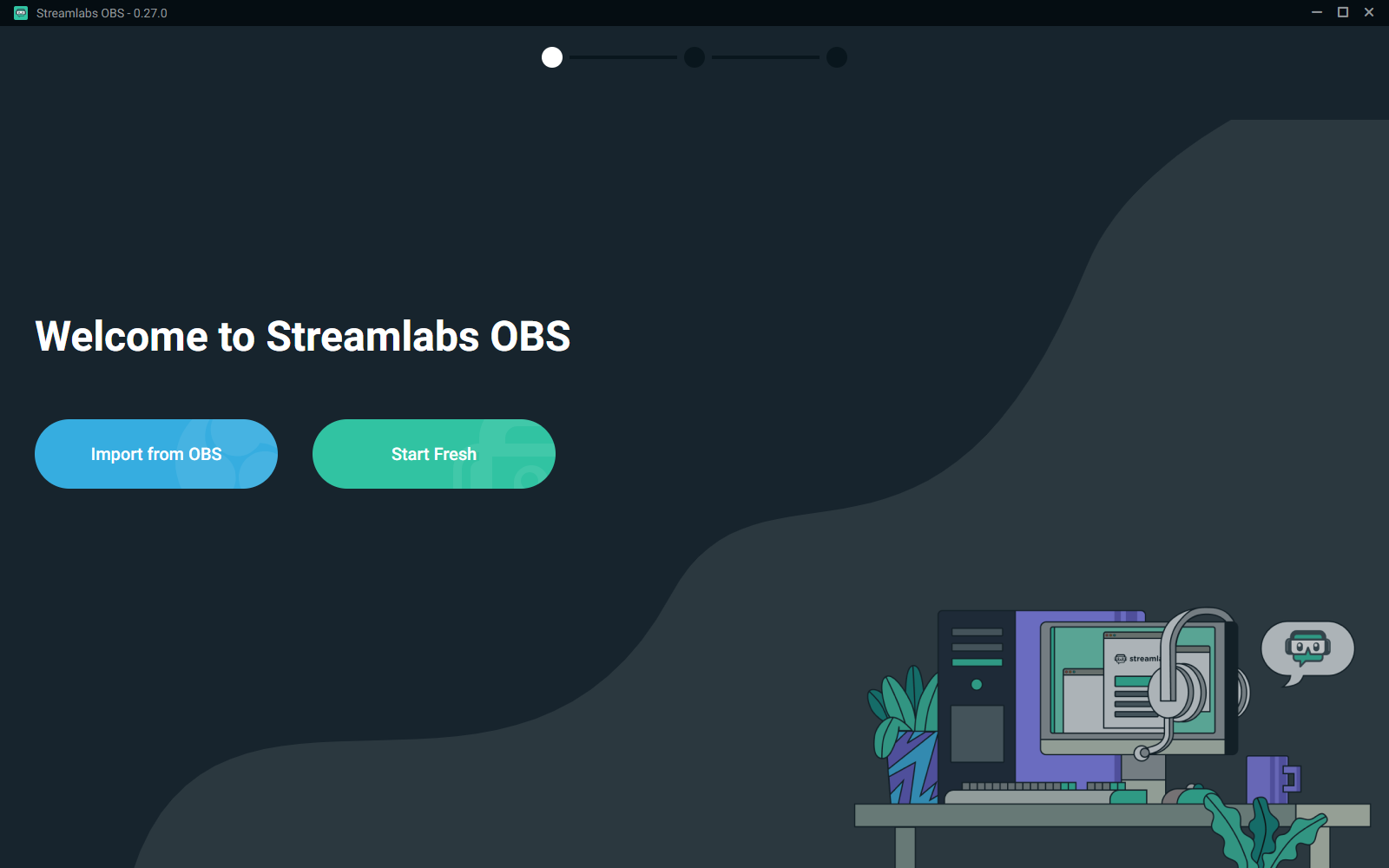 welcome to streamlabs os