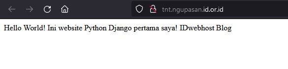 Panduan Deploy Website Berbasis Python di cPanel