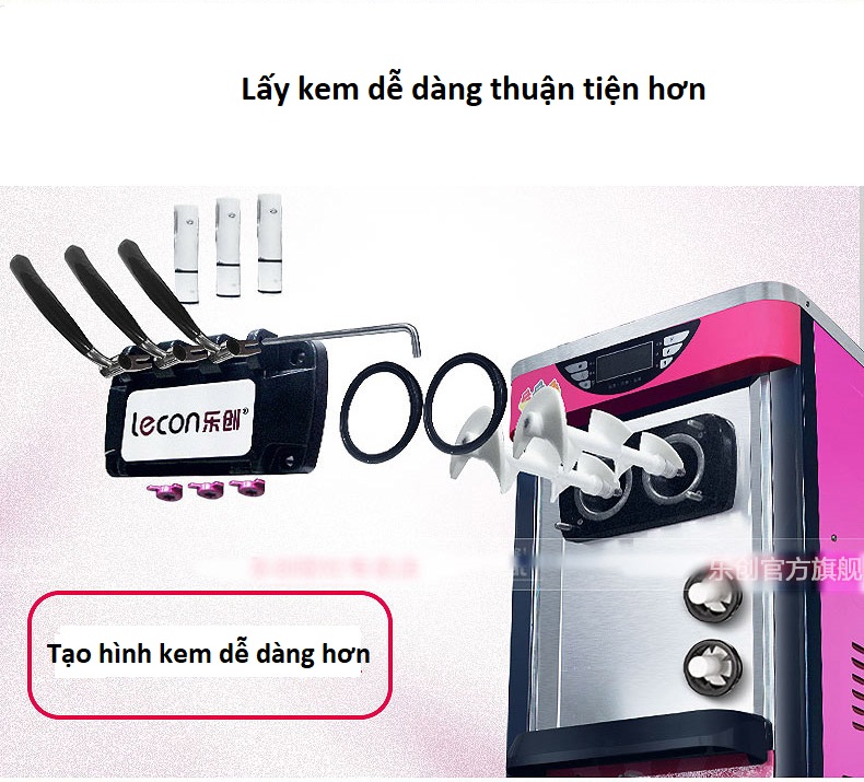 Máy làm kem Lecon tự động - ảnh 6