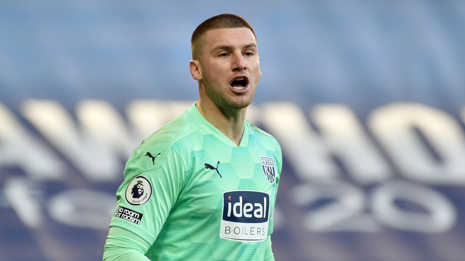 Sam Johnstone starring for relegated West Brom in the Premier League
