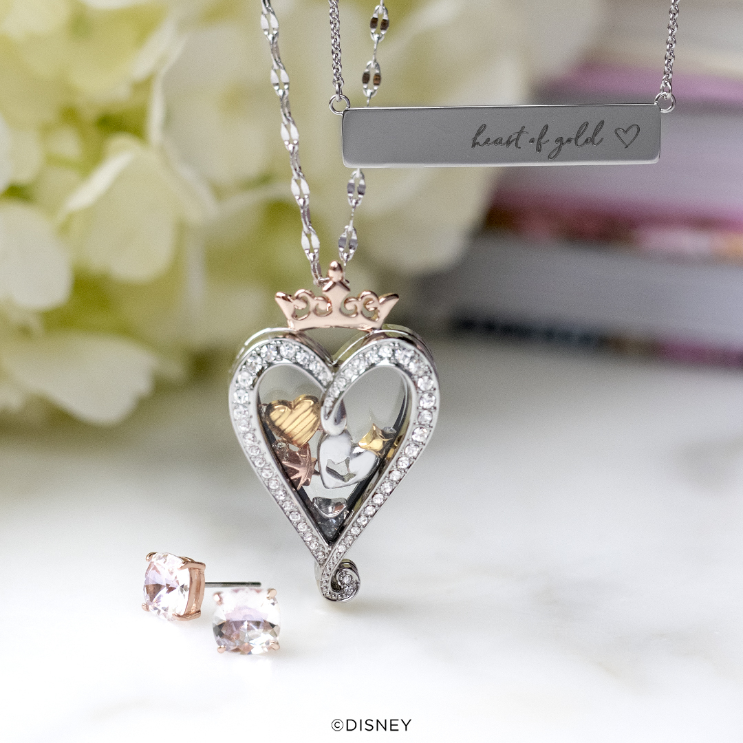 Origami owl over the heart chain deals