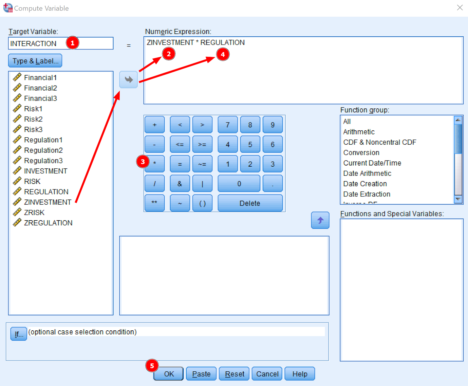 Compute variables in SPSS. Source: uedufy.com