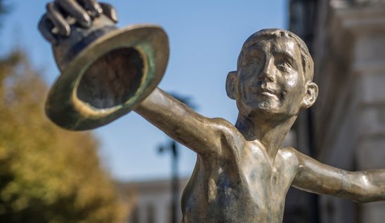 Statue in Kutaisi Georgia