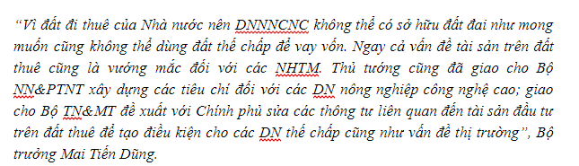 Giải đáp: Vì sao giải ngân gói tín dụng nông nghiệp công nghệ cao 100.000 tỷ chậm?