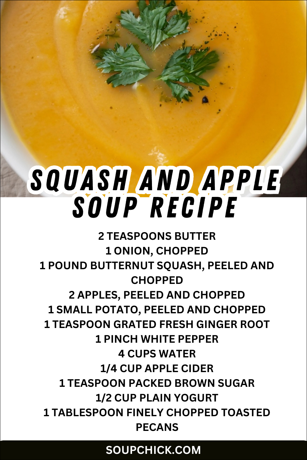 squash and apple soup recipe