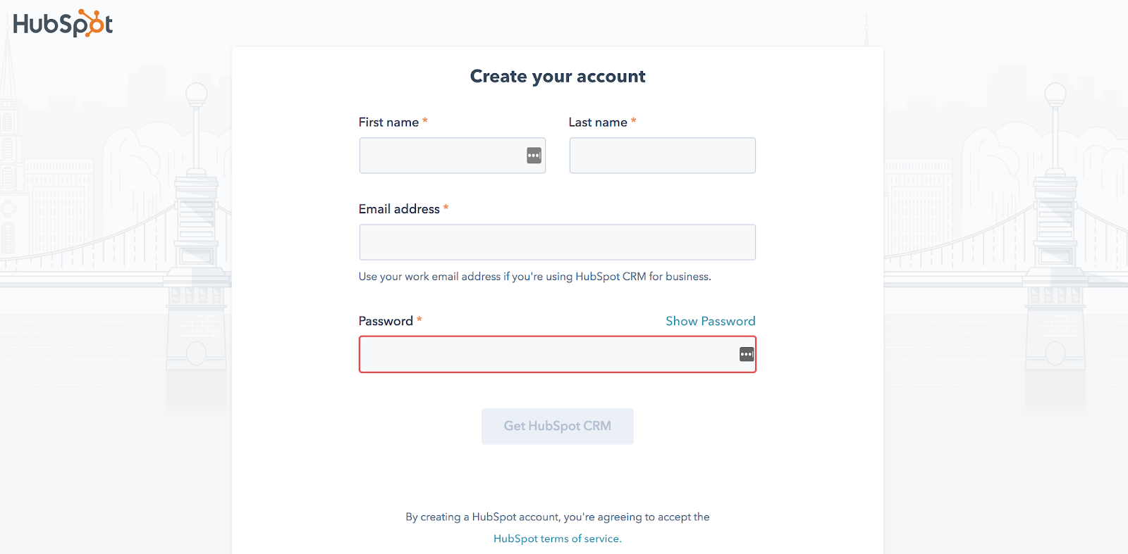 hubspot-sign-up-form