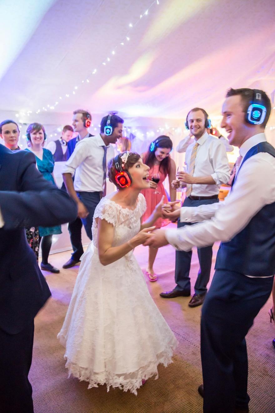 Charlotte Mills Shoes, Sassi Holford and a Silent Disco (Weddings )