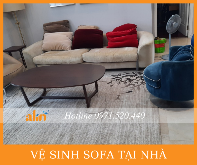 VỆ SINH SOFA NỈ NHUNG TẠI TRẦN DUY HƯNG CẦU GIẤY