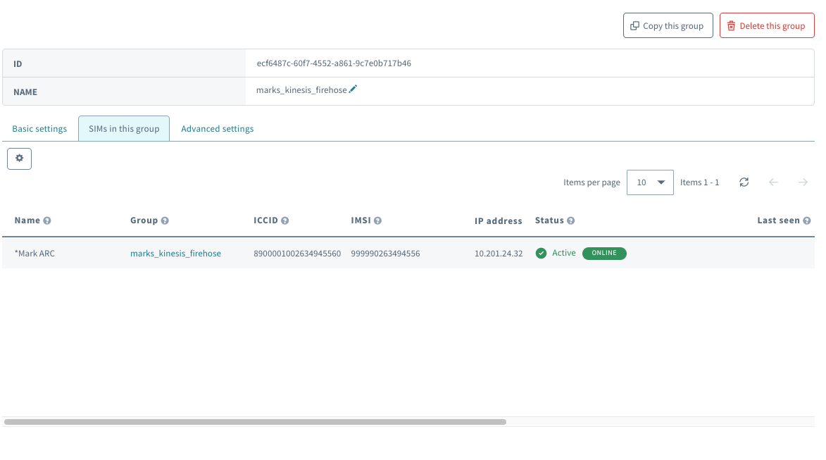 setting up Soracom Funnel, Soracom console