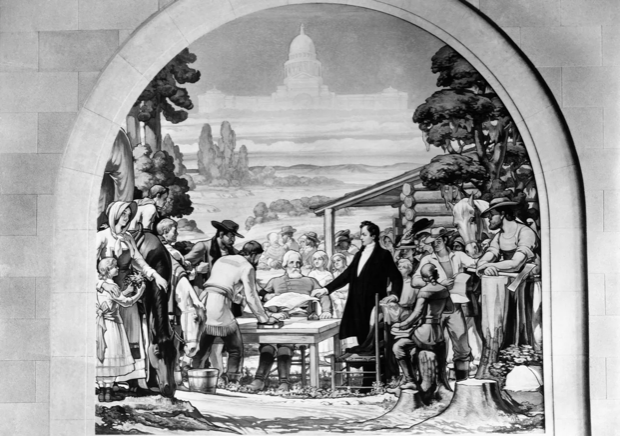 Land Commissioner of the Mexican Government, issuing land to the colonists in 1823 near present-day Bay City, Texas