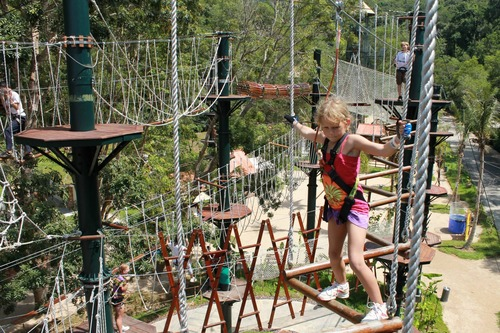 kids amusement park bali - bali treetop adventure