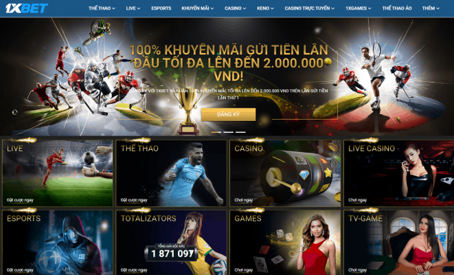 Cập nhật link vào nhà cái 1xbet mới nhất 2022