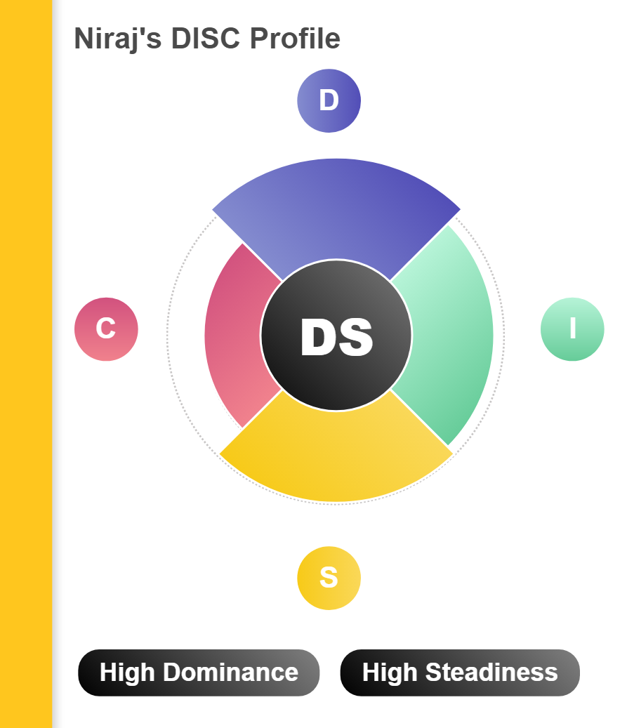 Niraj Kapur's DISC personality