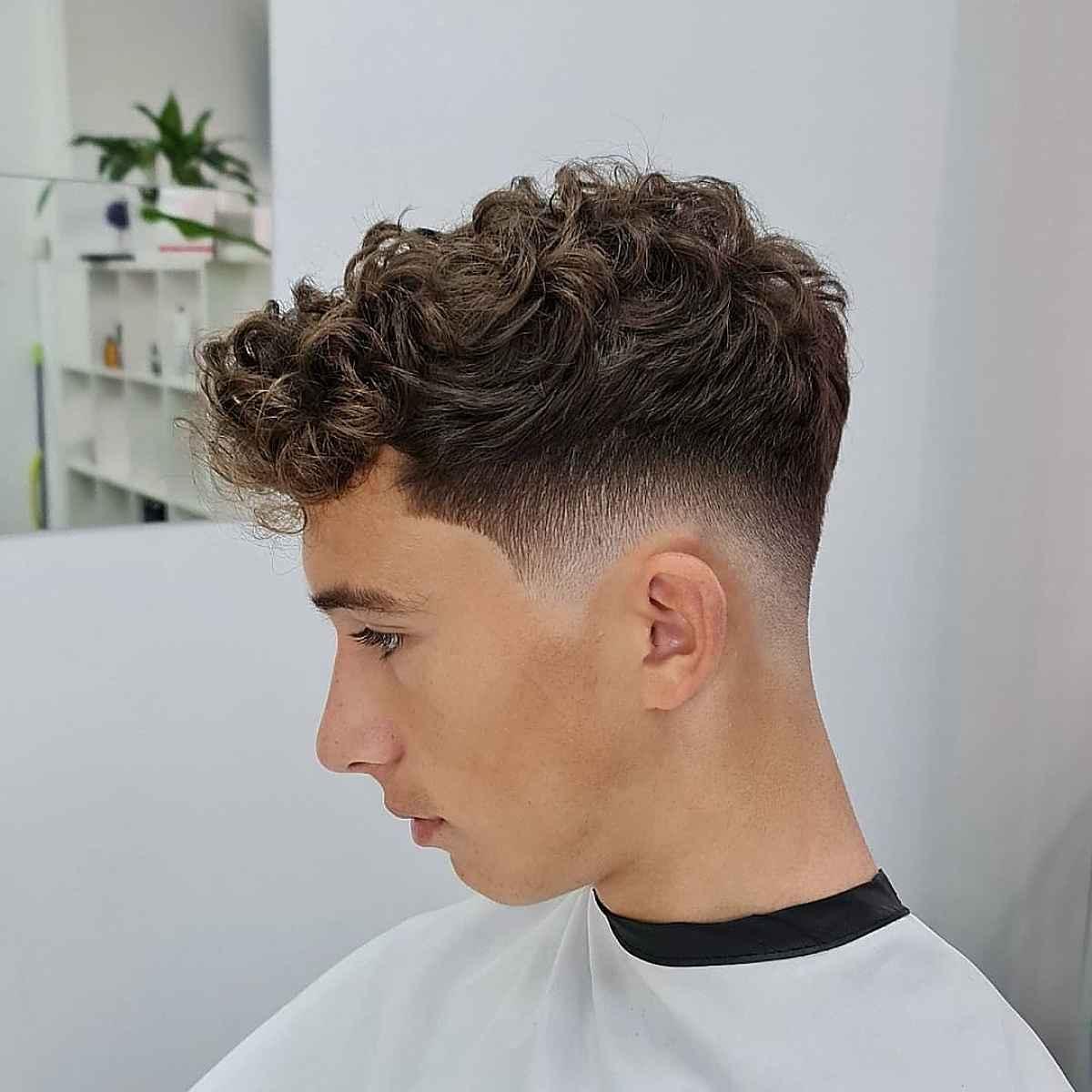 23 Curly Hair Fade Haircuts for Sexy Guys in 2022