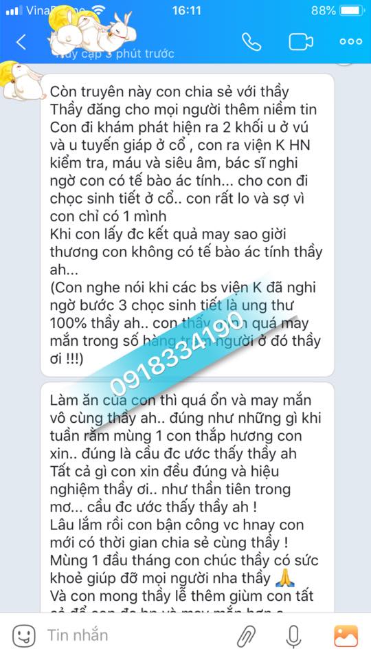 May mắn và ổn định buôn bán nhờ thầy Pá vi