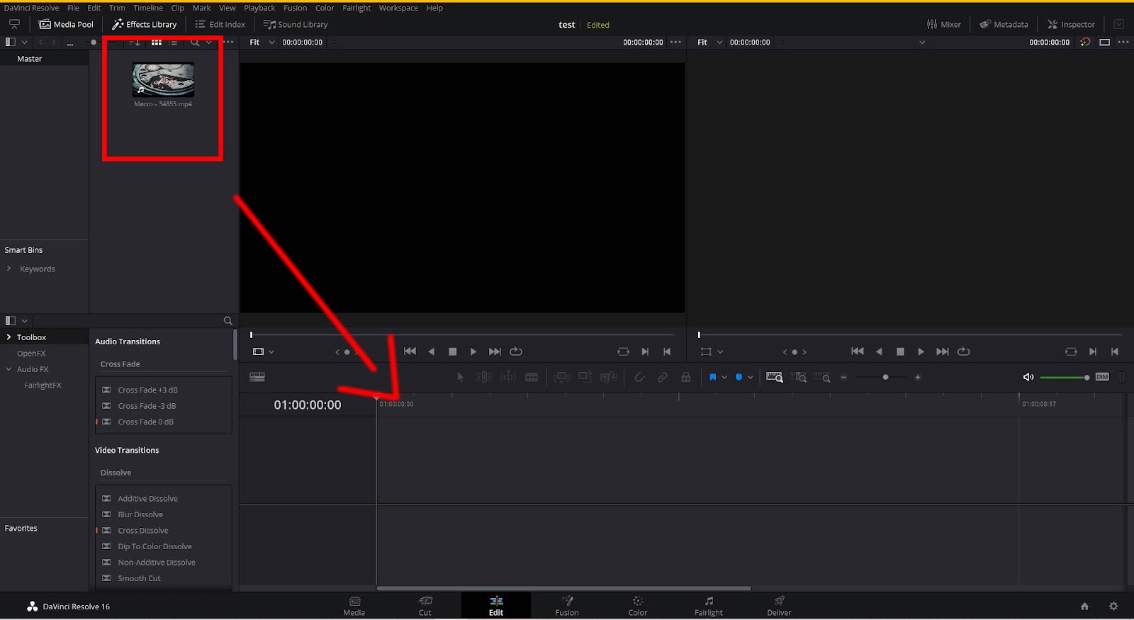 How to zoom in davinci resolve