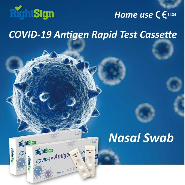RightSign COVID-19 Antigen Rapid test, Nasal Swap