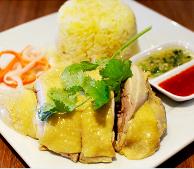 Hainan chicken rice 海南雞飯 Hainan chicken rice 海南雞飯